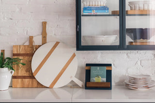 Mod Round Charcuterie Cheese Board - White