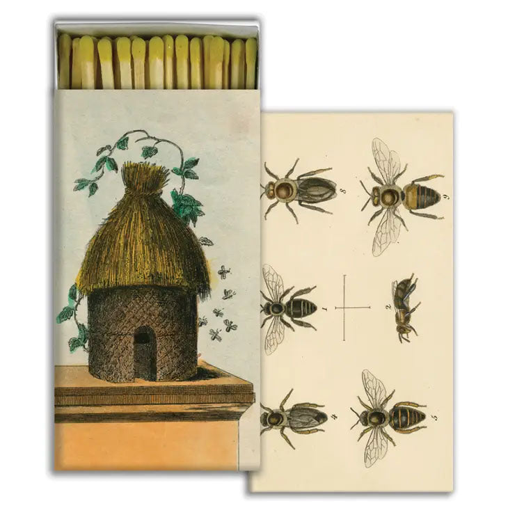 Hive and Bee Design Safety Matches