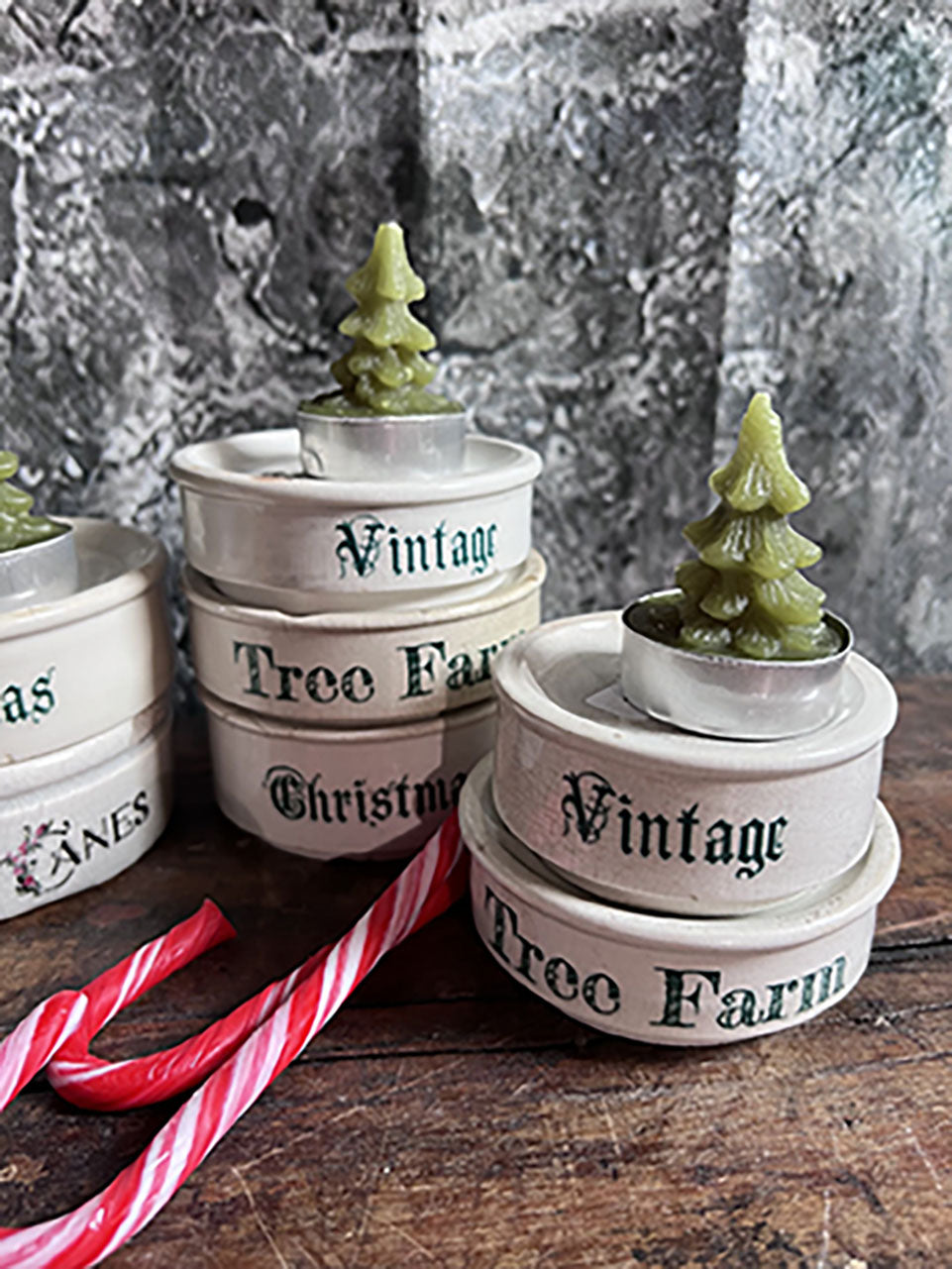 Found English Ironstone Holiday Pot Riser  - Choose Style