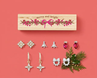 Boxed Holiday Earring Set