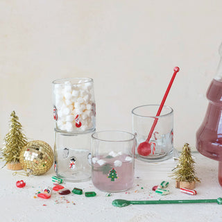 Holiday Icon Drinking Glasses – 4 Styles
