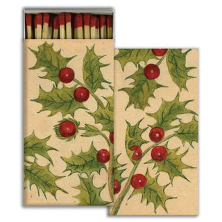 Holiday Holly Design Safety Matches