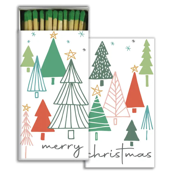 Holiday Trees Design Safety Matches