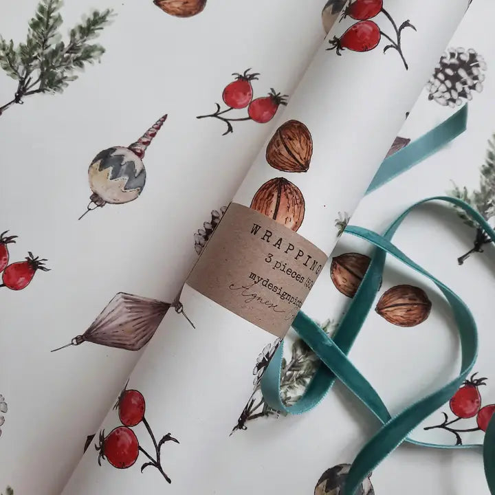 Holiday Charm Luxury Gift Wrap