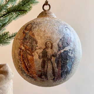 Holy Family Zinc Ornament - Choose Size
