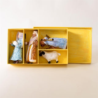 The Bethlehem Family Folk Art Ornament Set
