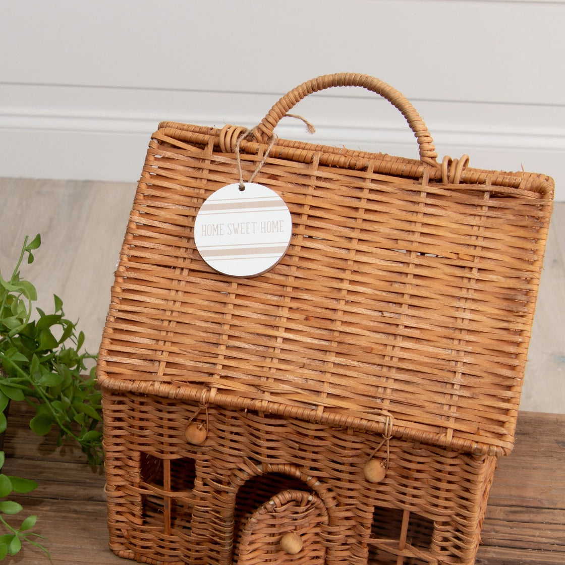 Hand Woven Rattan House Basket