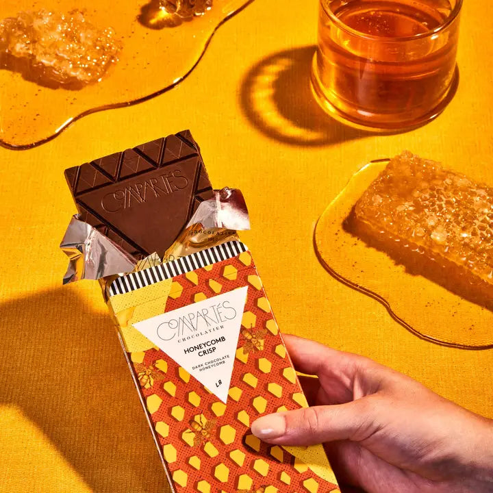 Compartes Honeycomb Crisp Dark Chocolate Bar