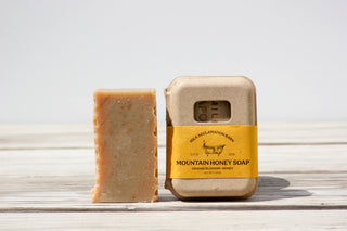 Hand Crafted Bar Soap in Sustainable Packaging - Orange Blossom and Honey