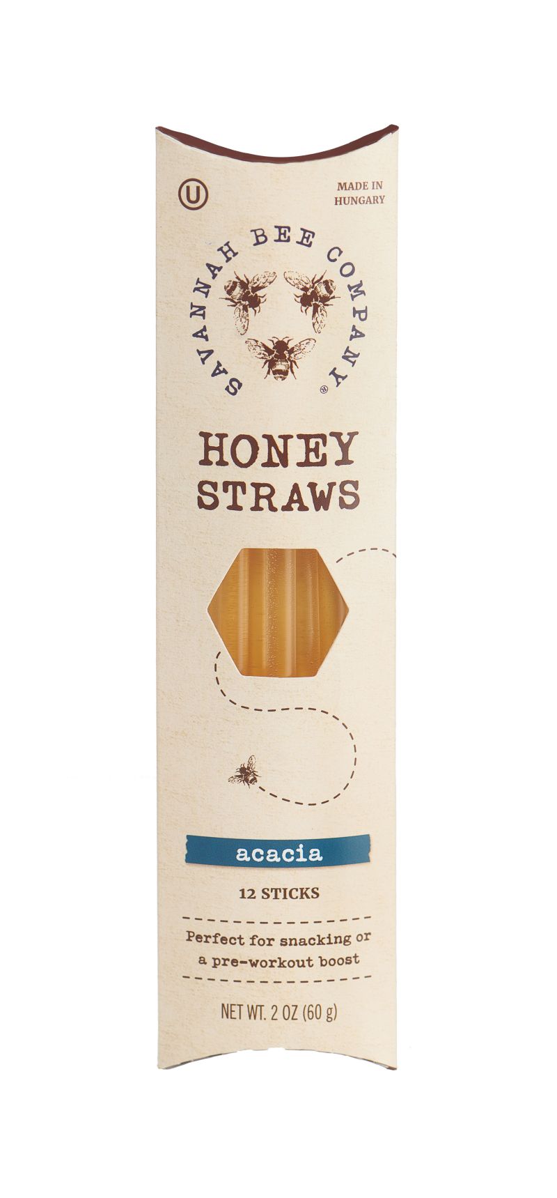 Savannah Bee Company Box of 12 Honey Straws