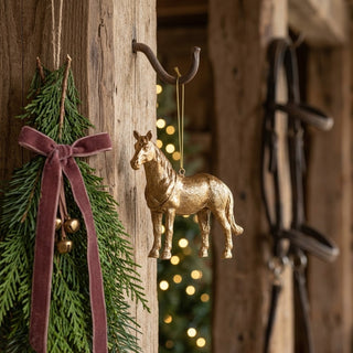 Gold Horse Ornament