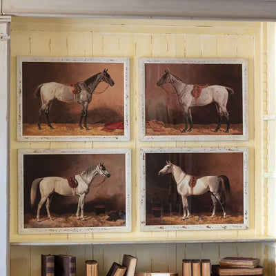 Set of 4 Thoroughbred Horse Prints