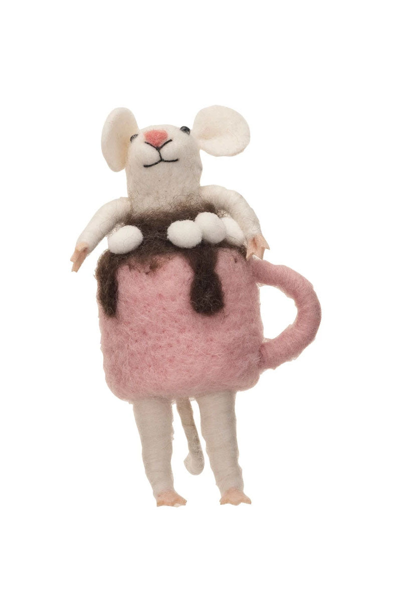 Felt Hot Cocoa Mouse