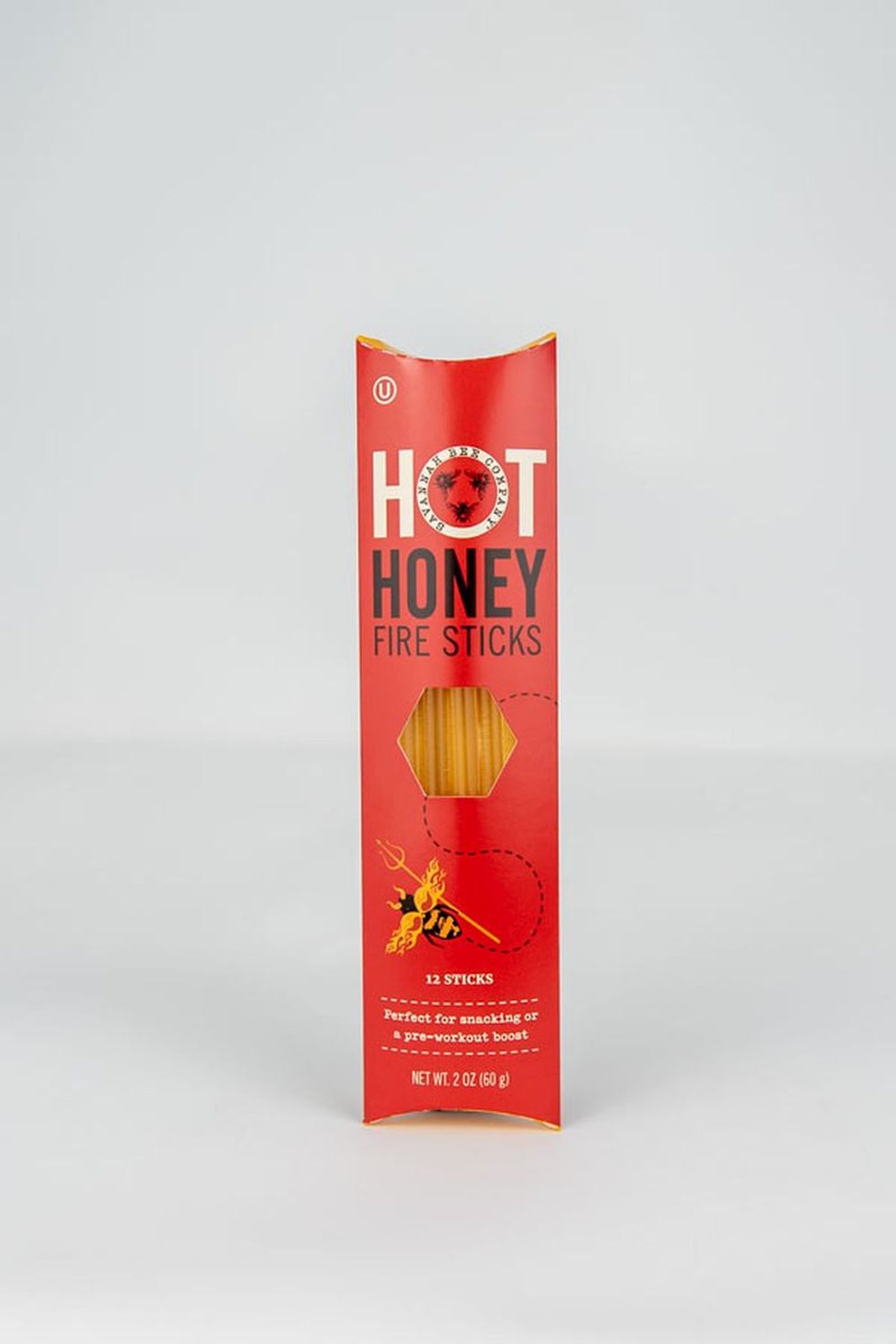 Savannah Bee Company Box of 12 Hot Honey Straws