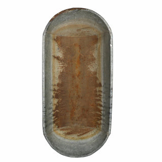 Vintage Zinc Hungarian Bathtub with Feet