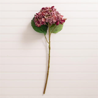 22" Real Touch Autumn Hydrangea Stem - Dusty Rose