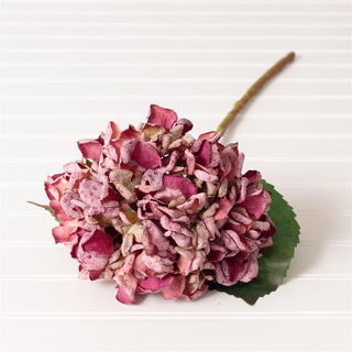 22" Real Touch Autumn Hydrangea Stem - Dusty Rose