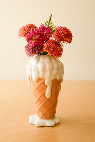 Ice Cream Cone Vase