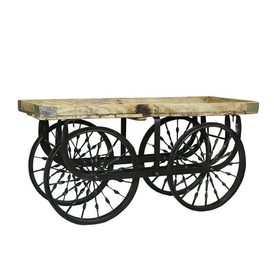 Vintage Wooden Trolley Cart