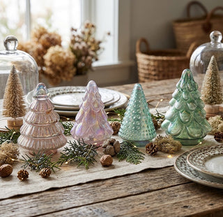 Decorative Embossed Glass Trees - Choose Style
