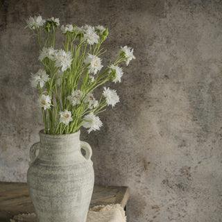 35.5" White Daisy Stem