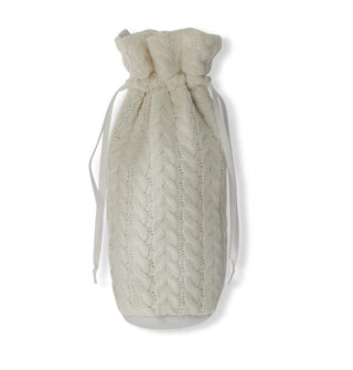 Cable Knit Wine Bag — Choose Color
