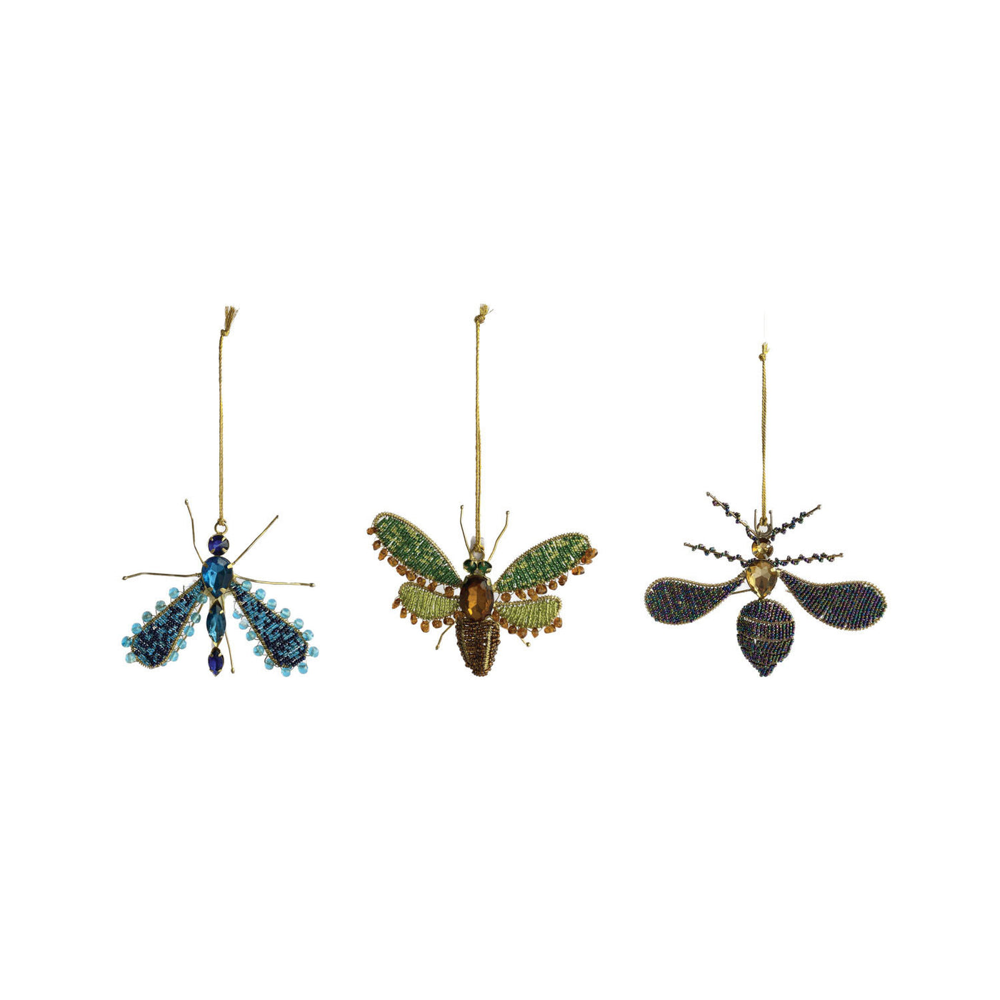 Beaded Insect Ornament - Choose Style