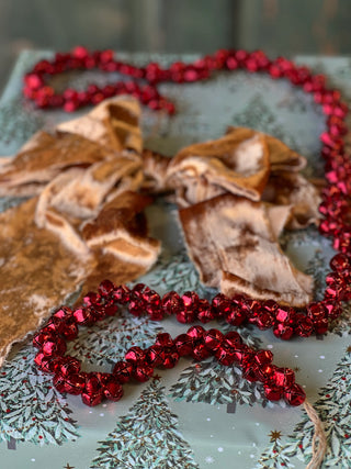 48" Jingle All The Way Bell Garland - Red
