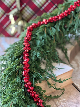 48" Jingle All The Way Bell Garland - Red