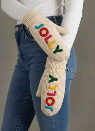 Jolly Knit Mittens