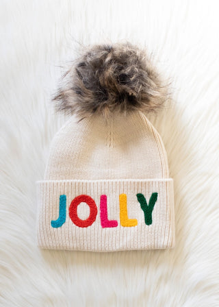 Jolly Knit Pom Pom Hat
