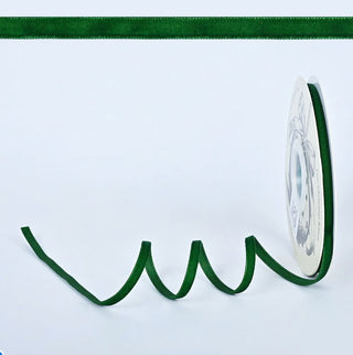 1/4" Velvet Finishing Ribbon - Choose Color
