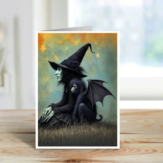 Kindred Misfits Witch Note Card