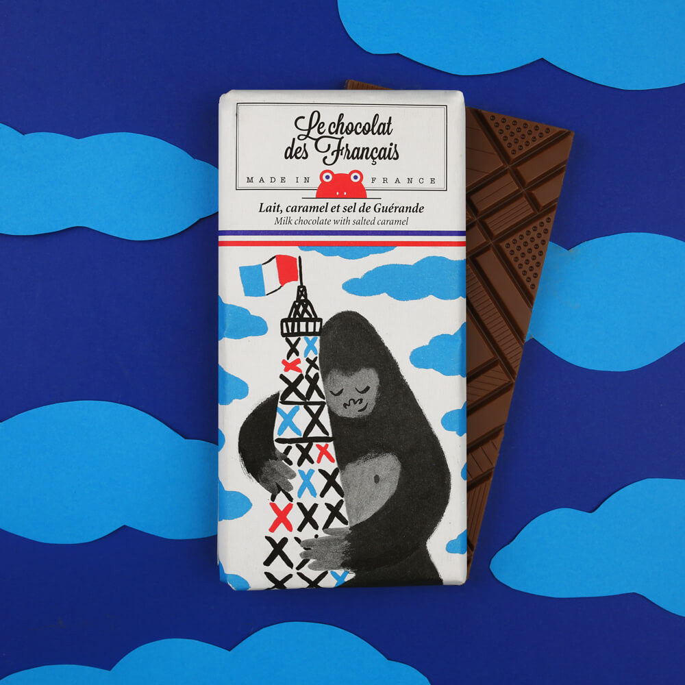 Le Chocolat Des Francais - King Kong Milk Chocolate & Salted Caramel