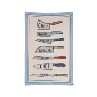 Cotton Chambray Printed Tea Towel - Choose Style