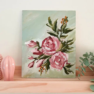 Abstract Roses Impressionist Painting Kit