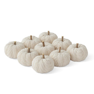 2.5" Cream Cotton Knit Filler Pumpkin
