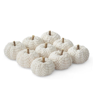 2.5" Cream Velvet Knit Filler Pumpkin