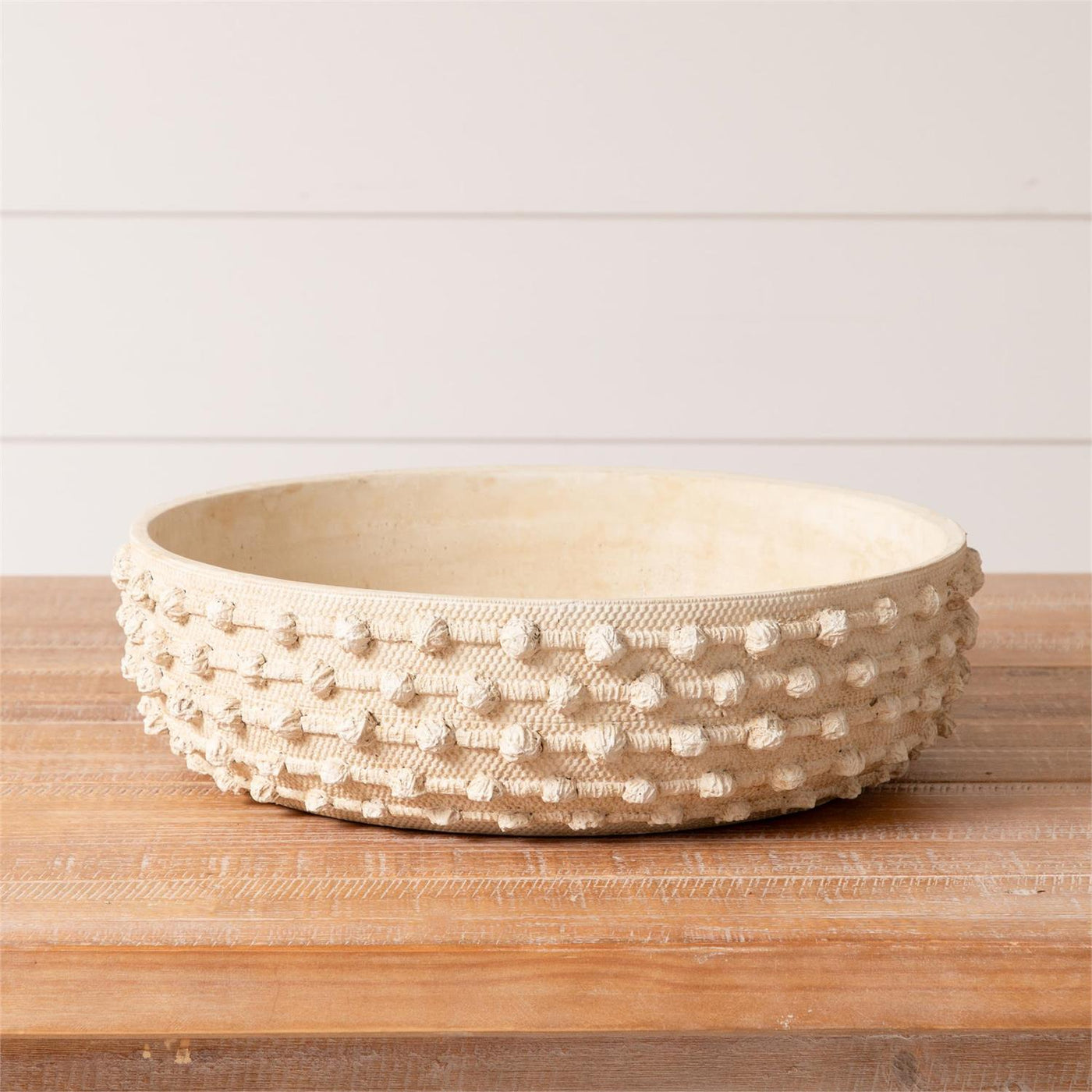 Textured Concrete Knot Bowl