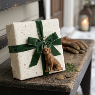 4.75" Sitting Labrador Ornament
