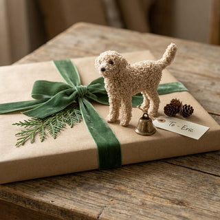 4.75" Tan Labradoodle Ornament