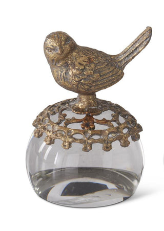 Gold Bird Paperweight - Choose Style