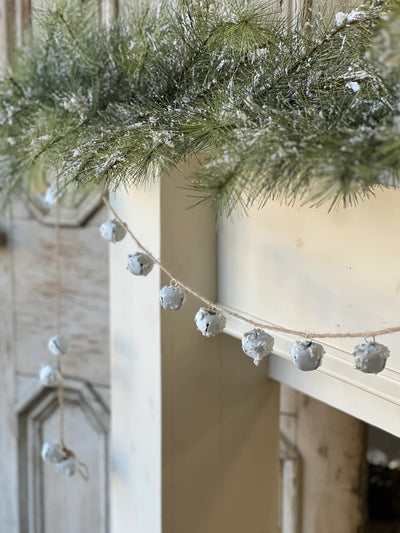 6 Foot Winter Bells Garland - Large Bells