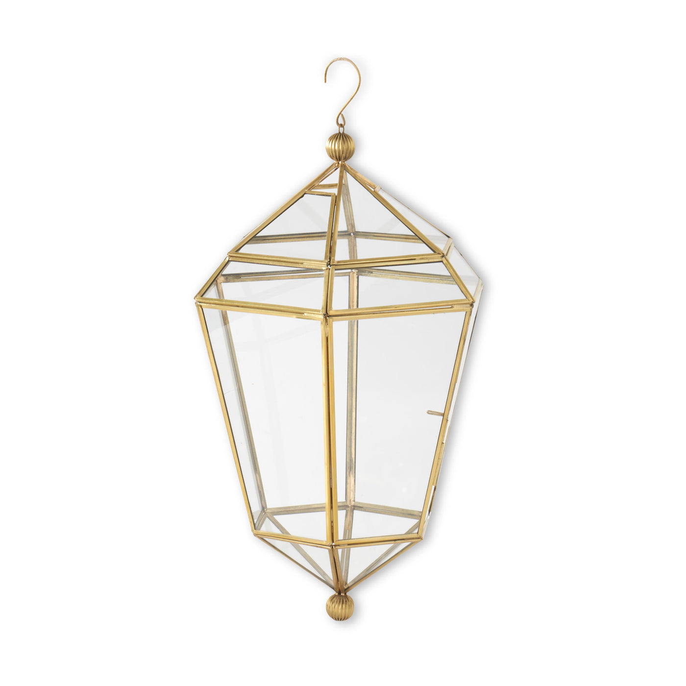 Hanging Gold Lantern - Choose From 3 Sizes