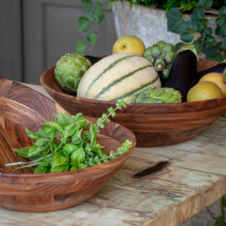 18" Wooden Serving Bowl