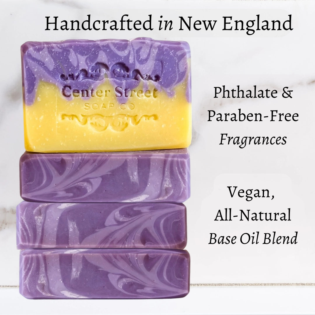 Lavender and Lemongrass Handmade Artisan Soap Bar