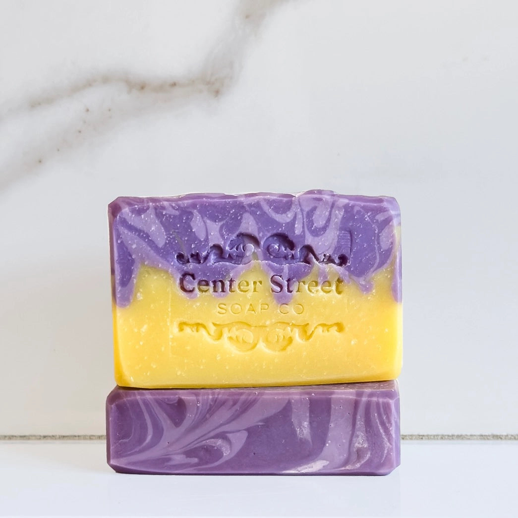 Lavender and Lemongrass Handmade Artisan Soap Bar