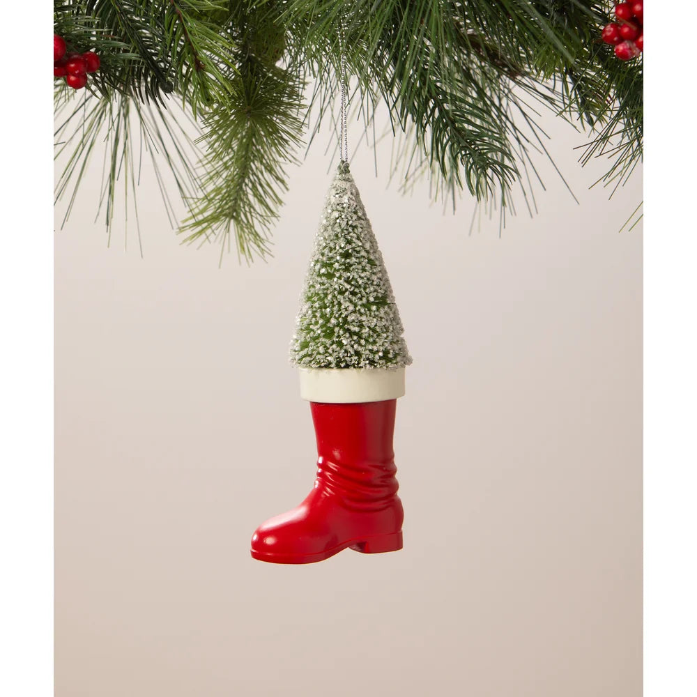 Bethany Lowe Santa Boot Ornament