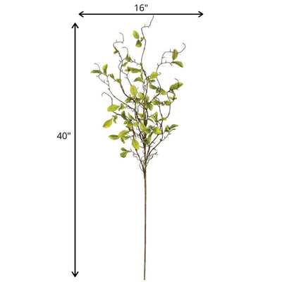 40" Leaf and Twig Stem