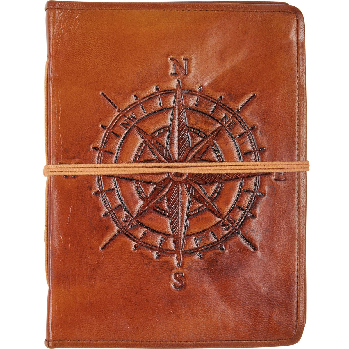 Leatherbound Compass Rose Journal